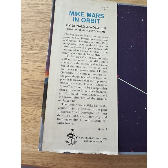 Mike Mars in Orbit, Donald A Wollheim HB/DJ/First Edition/Illustrated/ 1961 VTG - Picture 7 of 12